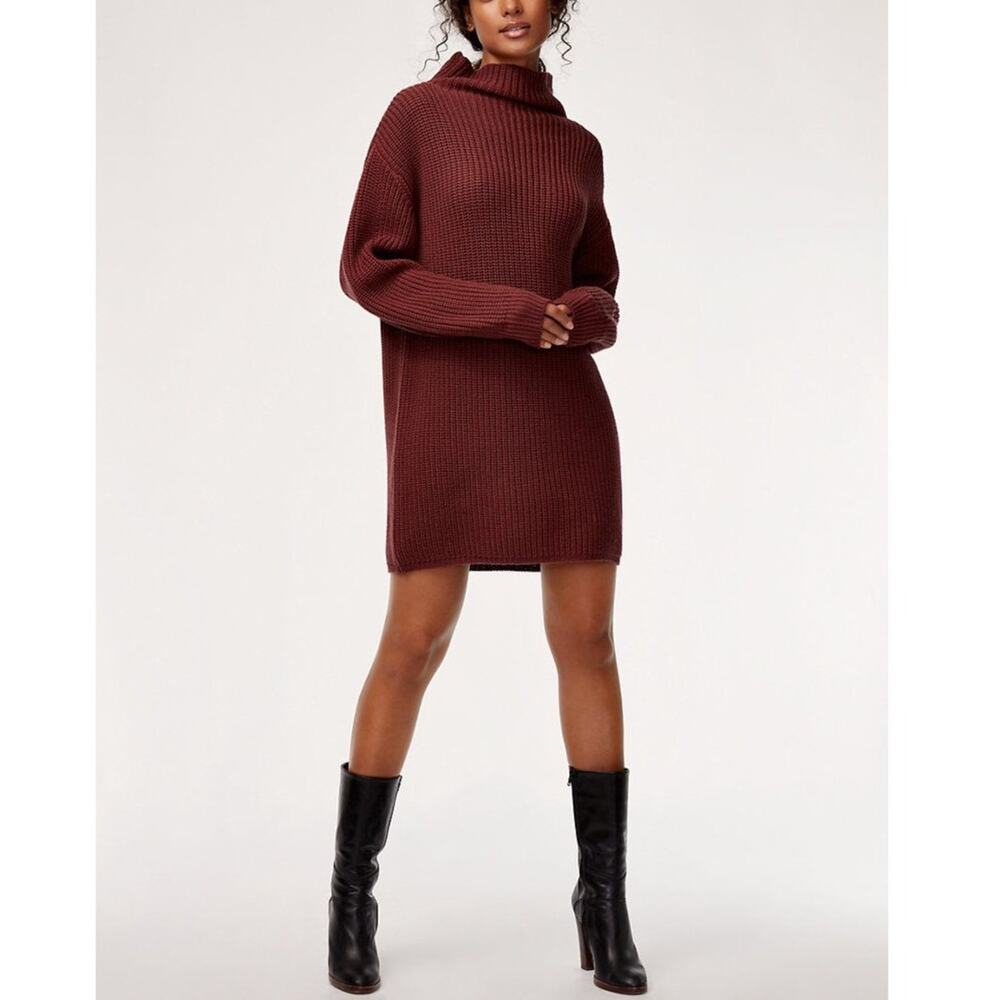 Wilfred Burgundy Mini Dress